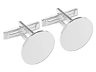 Vincenzo Manchetknapper Runde 925 Sterling Sølv WRHproduct thumbnail #1