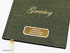 Gæstebog Paperstyle Grøn 185 x 185 mmproduct thumbnail #2