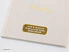Gæstebog Bryllup Paperstyle Wedding 185 x 185 mmproduct thumbnail #3