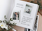 Gæstebog Bryllup Paperstyle Hjerte Guld 185 x 185 mmproduct thumbnail #4