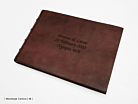Gæstebog Cicero Vintage Læder Brun 300 x 210 mmproduct thumbnail #4