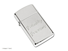 Zippo-Lighter High Polish Chrome Slimproduct thumbnail #2