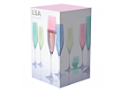 Champagneglas LSA Polka Pastel 4-pakproduct thumbnail #2