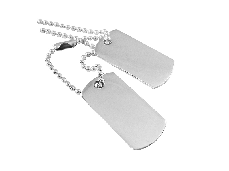 Dog Tags Private Sterling Silverproduct zoom image #1