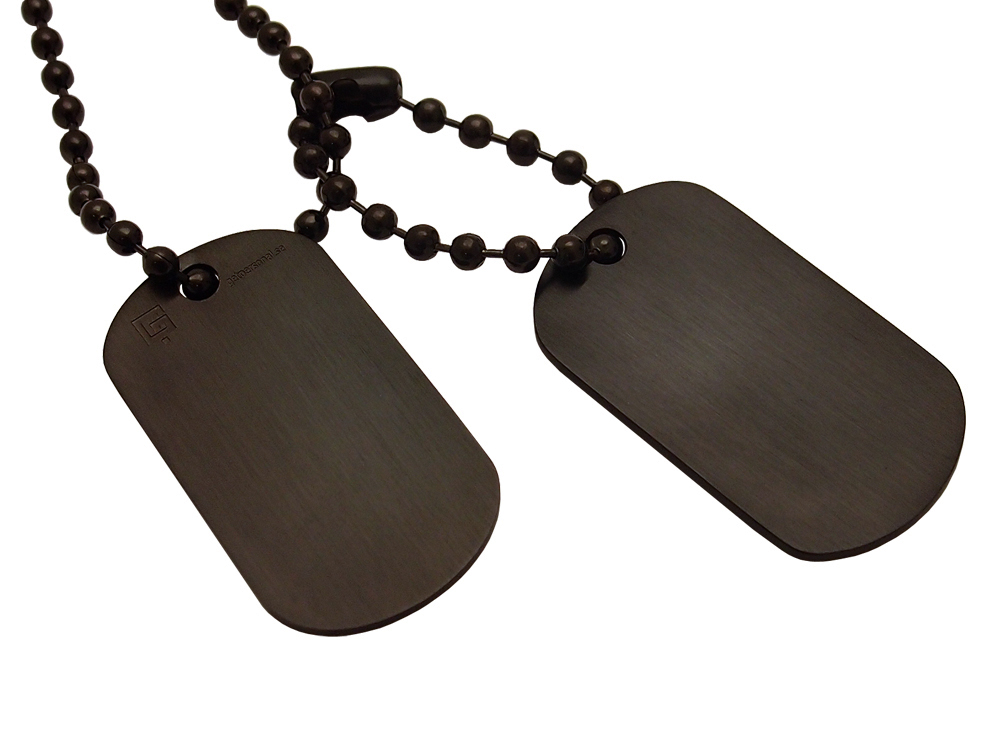 Dog Tags Private Steel Blackproduct zoom image #1