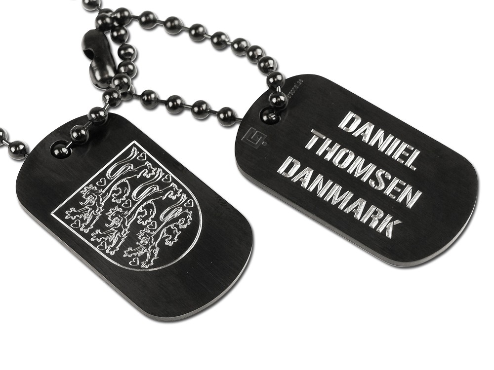 Dog Tags Private Black Danish Coat Of Armsproduct zoom image #1