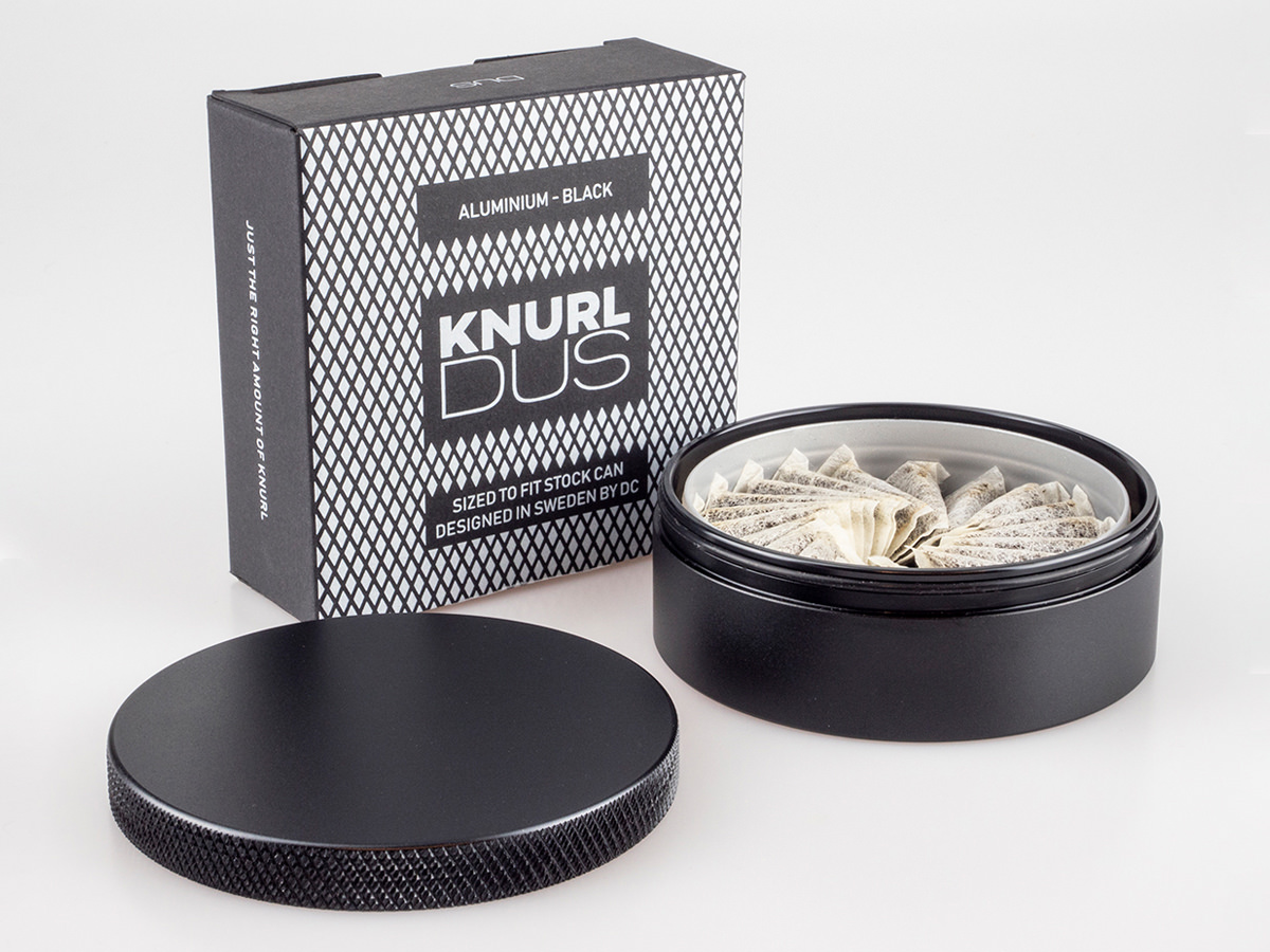 Snusdåse Dus Knurl Alu XL Sortproduct zoom image #5