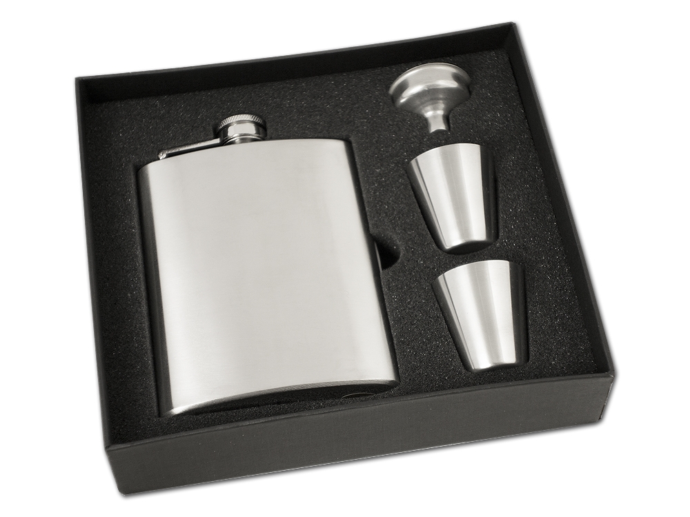 Lommelærke Steel Flask Gift Boxproduct zoom image #1