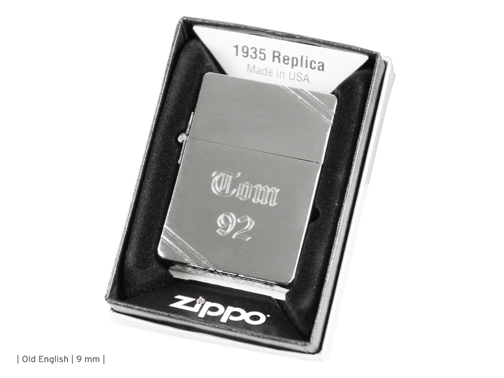 Zippo-Lighter Replica 1935 w Slashesproduct zoom image #2