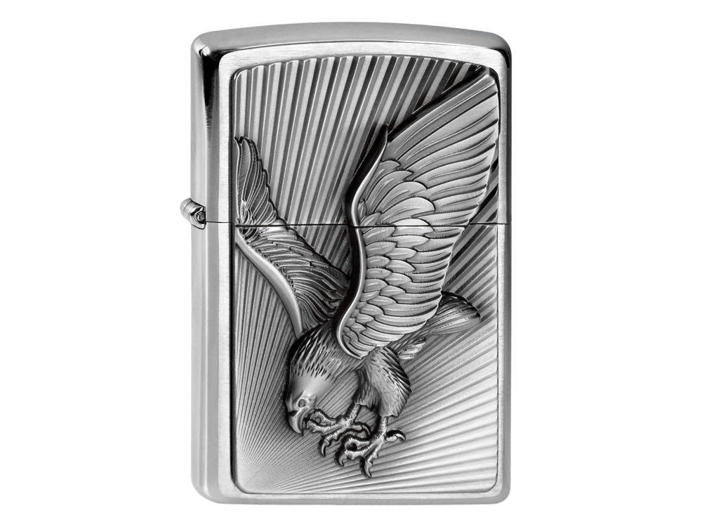 Zippo-Lighter Eagle Emblem Chromeproduct zoom image #1