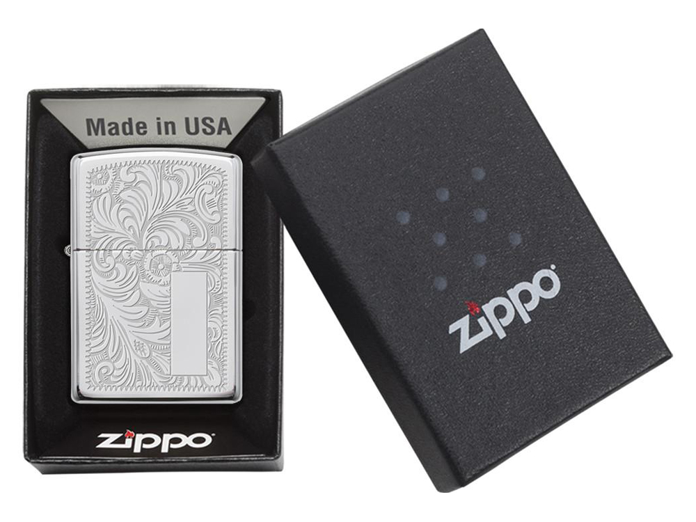 Zippo-Lighter Venetian Chromeproduct zoom image #4